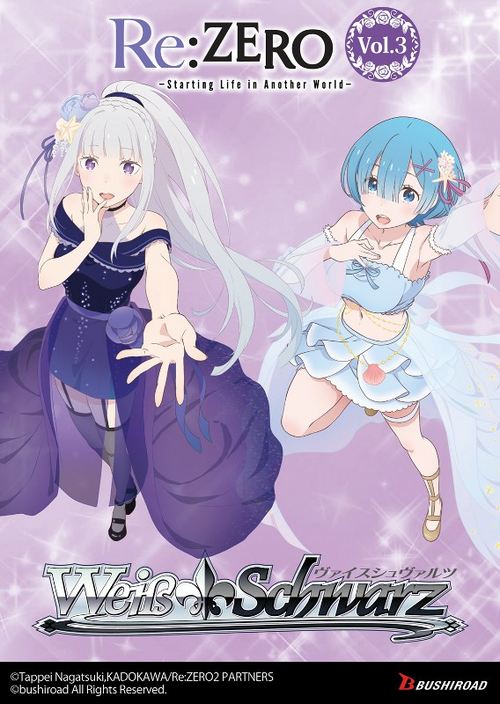 [Pre-Order] EN Weiss Schwarz Re:Zero -Starting Life in Another World Vol.3 Booster Case (Sealed)