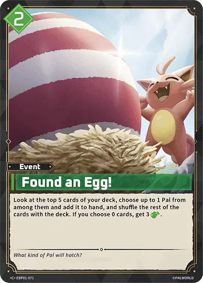 [C] Found an Egg!
