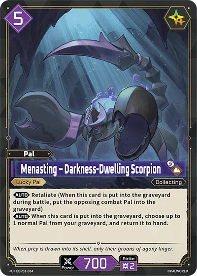 [U] Menasting – Darkness-Dwelling Scorpion