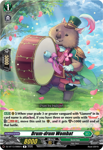 Drumming Wombat