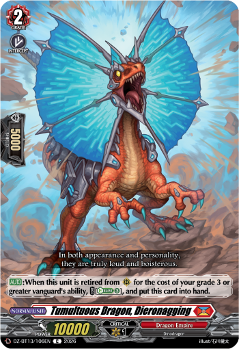 Noisy Dragon, Dilophonaging