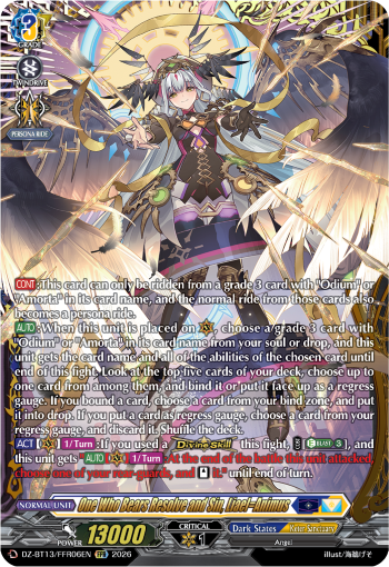One Who Bears Resolve and Sin, Liael?Animus