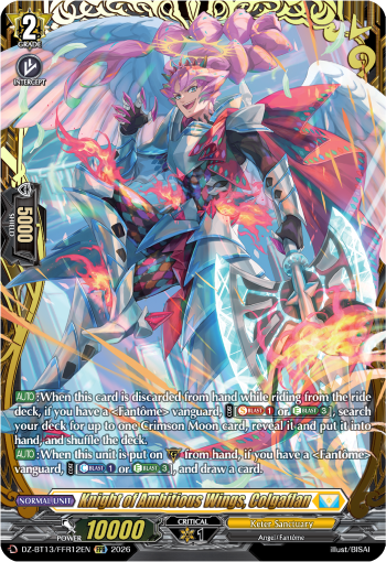 Knight of Ambitious Wings, Colgaflan