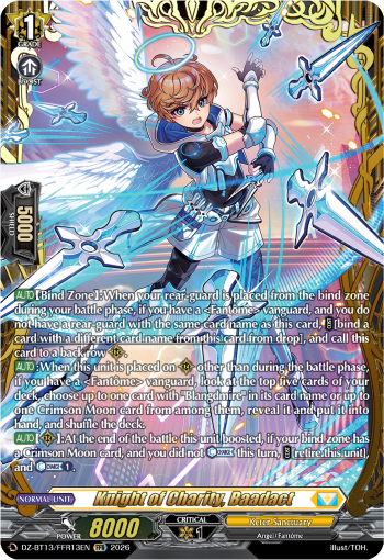 Knight of Charity, Baadact