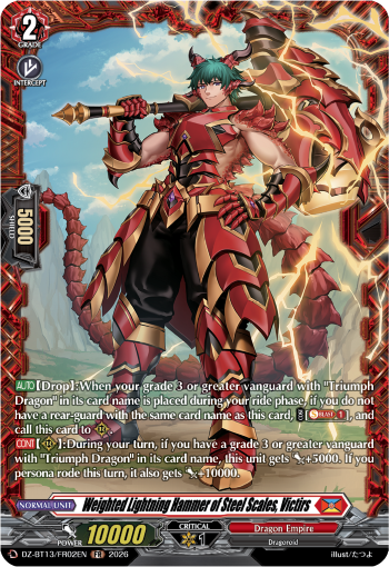 Weighted Lightning Hammer of Steel Scales, Victirs