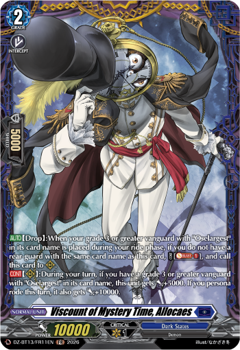 Viscount of Enigmatic Aeons, Alloces