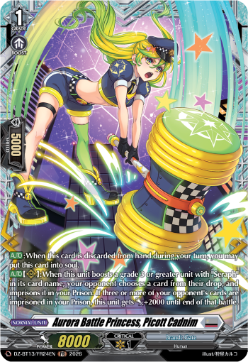 Aurora Battle Princess, Picot Cadmium