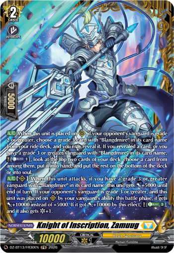 Knight of Inscription, Zamuug