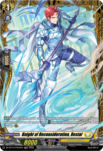 Knight of Reconsideration, Restal