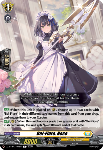 Bel-Fiore, Noze
