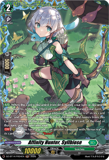 Affinity Hunter, Syllbiose