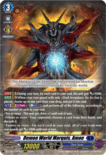 Demon World Marquis, Amon