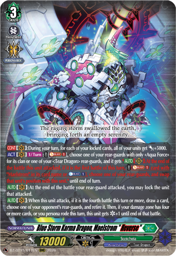 Blue Storm Karma Dragon, Maelstrom "Reverse"