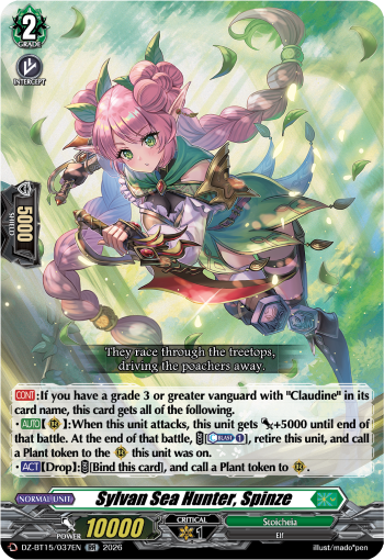 Foliage Hunter, Sfrinze