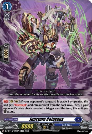 Timed Arrival Colossus