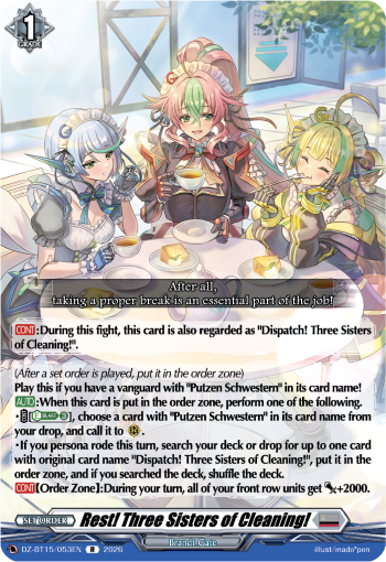 Break! Three Sisters of Cleaning!
