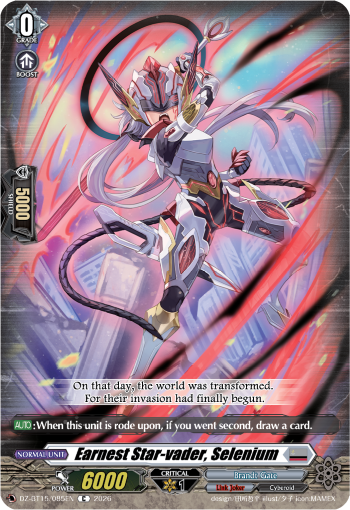 Earnest Star-vader, Selenium