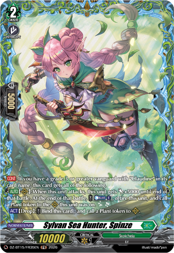 Foliage Hunter, Sfrinze