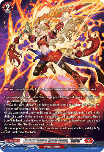 Elegant Flames Sword Dance "Sairei"