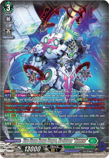 Blue Storm Karma Dragon, Maelstrom "Reverse"