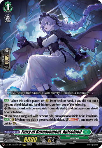 Fairy of Reluctant Farewell, Aptisheet