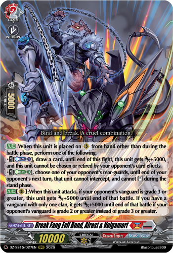 Break Fang Evil Bond, Alrest & Volgamort