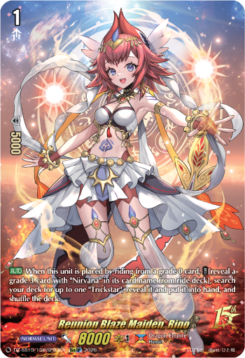 Reunion Blaze Maiden, Rino