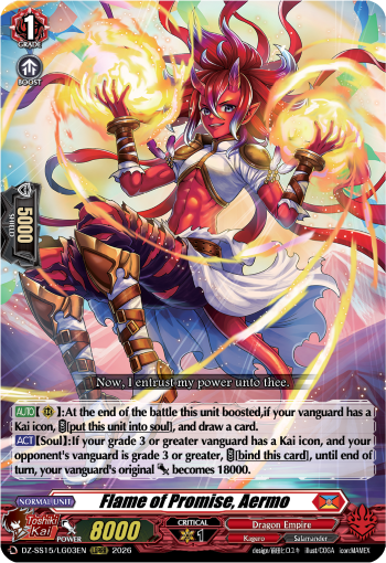 Flame of Promise, Aermo