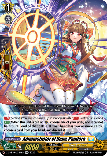 Administrator of Hope, Pandora