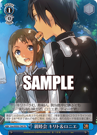 (TD) Social Gathering Kirito & Ronye 1/0 Event