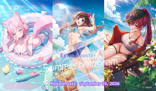 [Pre-Order] EN Hololive OCG "Summer Hologram" Extra Booster Box/Case [hEB-01]