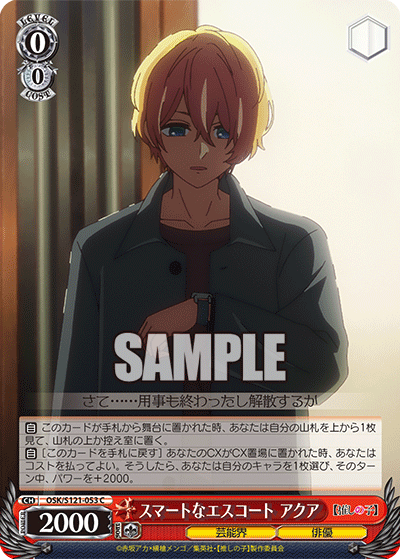 (C) 0/0 Aqua (Showbiz/Actor)