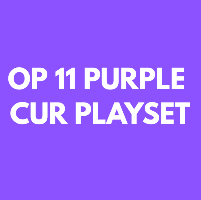 OP11 PURPLE CUR PLAYSET