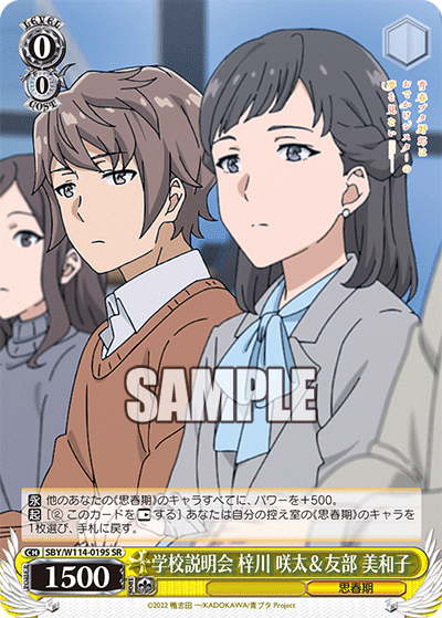 (SR) 0/0 Sakuta & Miwako (Adolescence)