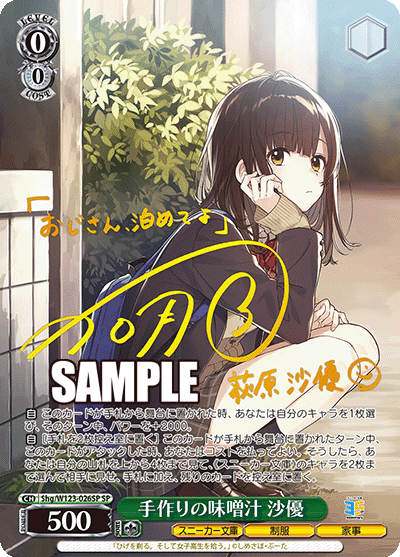 (SP) 0/0 Sayu (Sneaker Bunko/Uniform/Housework)