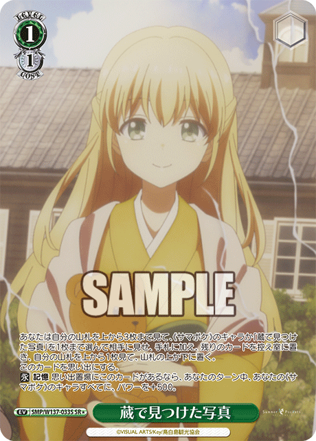 (SR) 1/1 Picture Found in the Storage (Event)