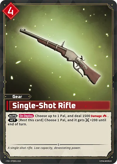 [TD] Single-Shot Rifle