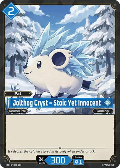 [TD] Jolthog Cryst – Stoic Yet Innocent