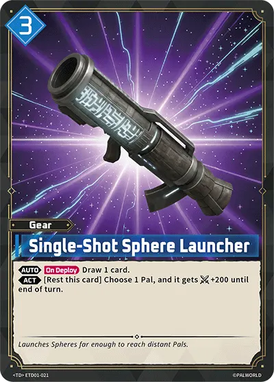 [TD] Single-Shot Sphere Launcher